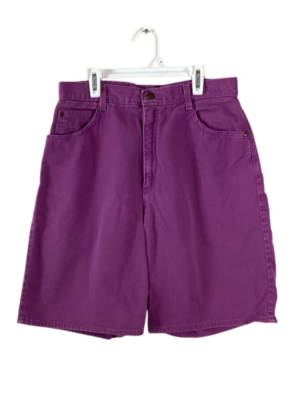 Hunt Club Vintage 80s Purple Denim Bermuda Shorts